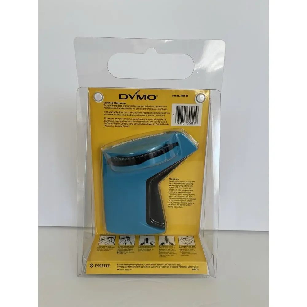 Vintage 1984 Dymo System Cloth Tape Label Maker Kit New